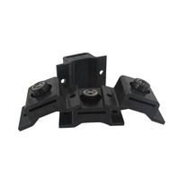 Amortisseur autoportant robuste en néoprène de 25 mm pour l'isolation des vibrations des ventilateurs et refroidisseurs de machines industrielles