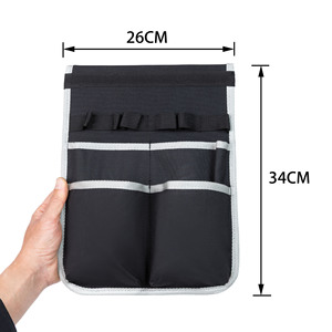 Sac de ceinture pour outils GJ000, 34x26cm, léger, portable, pour pièces et matériel, avec 5 à 9 poches - Product Image 1