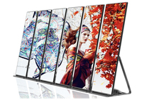 Poster da parete per interni P1.86 P1.95 P2 P2.5 LED poster display da esterno pubblicitario portatile LED Standee totem pannello Display