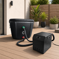 Refroidisseur d'eau 1/3 CV sur mesure avec contrôle par application, système de refroidissement silencieux et efficace pour bain de glace, salle de sport, spa et récupération