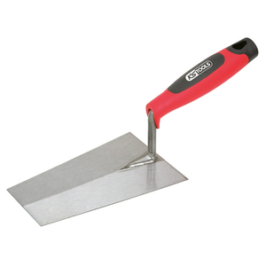 Italian Corner <b>Trowel</b> with 200 mm Stainless Steel Blade and Two-Component Wood-<b>Plastic</b> Handle - Product Image 1