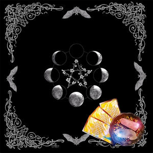 <span class=keywords><strong>Tarot</strong></span>-Legetuch für Legungen, Divinations-Altartuch, Astrologie-Orakel-Spielmatte - Product Image 3