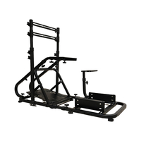NBL Support de chaise de jeu de course Simulateur de voiture de course Support de siège de jeu Support de volant avec support d'écran pour Logitech G29 G27
