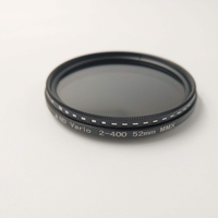 Filtre ND Variable de Haute Qualité et Durable, Réglable ND2-ND400, Filtre à Densité Neutre pour Appareils Photo Reflex Numériques, Plusieurs Tailles Disponibles
