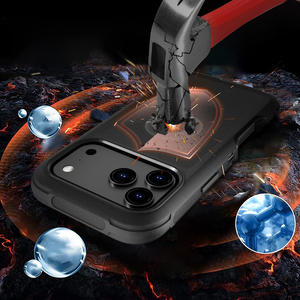 <span class=keywords><strong>Funda</strong></span> Protectora Negra GSCASE Defender con Clip <span class=keywords><strong>para</strong></span> Cinturón y Soporte, Sin Embalaje Original, <span class=keywords><strong>para</strong></span> iPhone 17 Air 12 13 Mini 7/8 Plus - Product Image 6