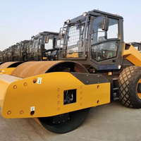 Compacteur vibrant à tambour unique de 11 tonnes, modèle 6611E, le plus vendu, avec deux options d'amplitude pour la construction routière et les travaux de terrassement