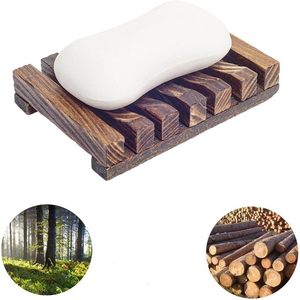 Wooden <b>Soap</b> <b>Dish</b> Rectangular 11.5x8x2.2cm Natural Wood Bathroom <b>Soap</b> Rack - Product Image 1