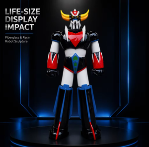 Fiberglas <span class=keywords><strong>Goldorak</strong></span> Skulptur Harz Roboter Statuen - Product Image 1