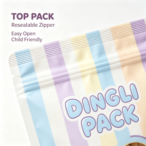 Bolsa con Cierre Zip Personalizada OEM de Grado Alimenticio con Ventana Transparente para Snacks de Bebé, Palitos de Queso para Niños Pequeños, Empaque de Alimentos para Niños - Product Image 2