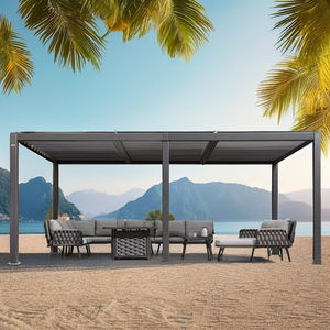 Youya automatico elettrico a lamelle a baldacchino moderno Design esterno Pergola in alluminio esterno esterno - Product Image 6