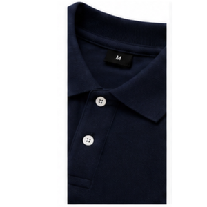 Polo Azul Marino Personalizado, Mezcla de Algodón Premium, Manga Corta, Uniforme Corporativo, Ropa Casual, OEM, ODM, Venta al Por Mayor - Product Image 4