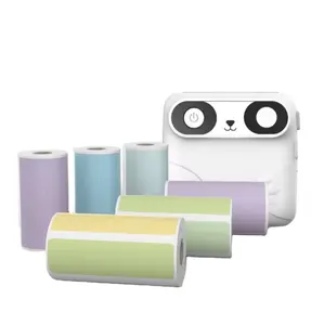 Mini Portable Thermal Printer Paper Photo Pocket Thermal Printer 58 Mm Printing Wireless Bluetooth For Android IOS Printers