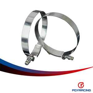 Abrazadera de manguera de acero inoxidable 304T de 4.5 pulgadas (117-125 mm) para reparación de tubos de escape - Product Image 5