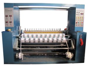 中国制造专业聚酯塔夫绸分切机复卷机 - Product Image 2