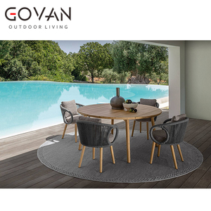 Silla de Comedor de Madera de Teca Sólida de Estilo Patio Clásico Moderno, Diseño Ergonómico, Personalizada para Jardín, Balcón, <span class=keywords><strong>Terraza</strong></span> - Product Image 3