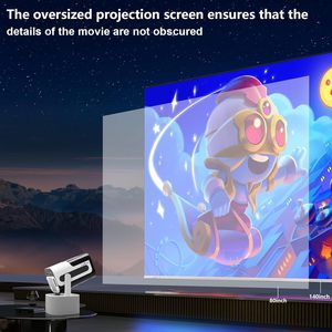 TSD-320 Native 720P LCD LED Chiếu 200 ANSI Lumens Mini Xách Tay Chiếu Với Microphone Thông Minh Không Dây Android Máy Chiếu - Product Image 3