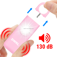 Meilleure alarme personnelle anti-agression, dispositif anti-viol, sirène puissante 130 dB, alarme de sécurité pour la défense personnelle, porte-clés pour femmes