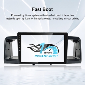 Rhythm 9 Inch Linux Car Radio Fast Response Linux <b>Wireless</b> Connection Steering Wheel Control for Toyota Corolla 2004-2008 - Product Image 6