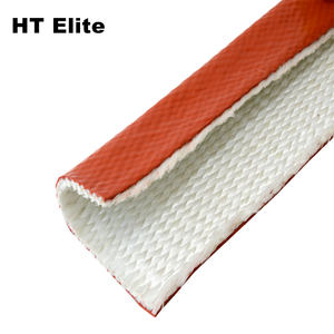 Hoge Temperatuur Glasvezel Brandwerende Mouw Slang Siliconen Gecoate Vlamvertragende Sleeving - Product Image 6