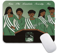 Tapis de souris carré personnalisé Iota Phi Lambda Sorority, base en caoutchouc antidérapante, accessoires informatiques, offre spéciale