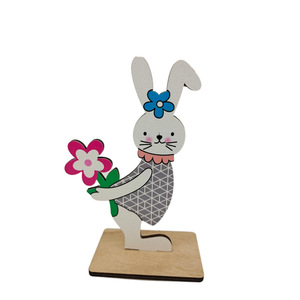 Adornos de Conejito de Madera para Pascua, Decoraciones de Pascua para el Hogar, Huevos de Pascua, Decoración para Fiestas de Cumpleaños, Manualidades, Regalos para Niños - Product Image 5