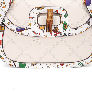 GIOVANNI <span class=keywords><strong>GUIDI</strong></span> Sac à bandoulière de luxe en cuir véritable pour femmes avec poignée en bambou Sacs à main pour femmes de luxe - Product Image 5