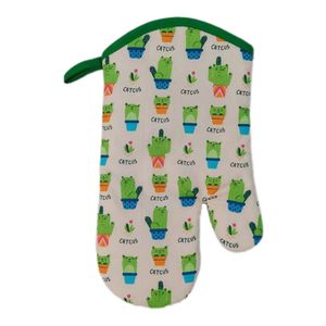 Manoplas de algodón con logotipo personalizado impresas, resistentes al calor y respetuosas con el desodorante, guantes de cocina para cocinar, barbacoa, trabajo, Camping - Product Image 2