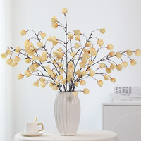Bruidsdecoratie & -benodigdheden 21-koppige lantaarn fruit kunstbloem steel bruidsbloemen voor achtergrond bloemstuk