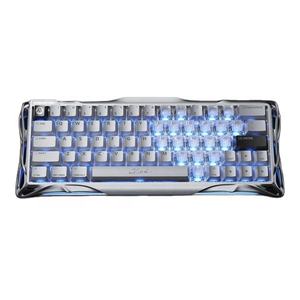 El teclado para juegos Work Gravastar Mercury V60PRO cuenta con un interruptor UFO, conexión por cable, modo de tecla única y una frecuencia de sondeo de 8K. - Product Image 1