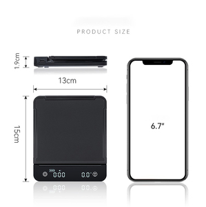 Balance à espresso 0.1g de précision pesage de <span class=keywords><strong>cuisine</strong></span> balance à café électronique de poids numérique avec écran LED vente en gros - Product Image 4