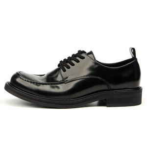 Chaussures décontractées carrées pour hommes, design original, mocassins Oxford à lacets, dessus en cuir, légères, respirantes, antidérapantes, pour l'extérieur - Product Image 2