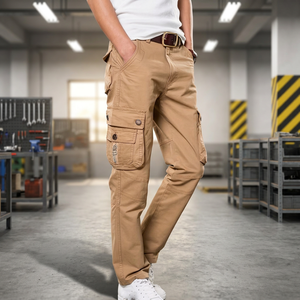 Factory Made New Arrival Men Casual Cargo Pants Outdoor Use Breathable Quick Dry Winter <b>Low</b> Price Custom Logo Print OEM Service - Product Image 2