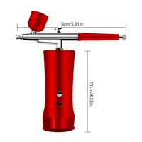 Pistolet aérographe mini 131 avec jeu de buses de 0,3 mm pour la décoration de gâteaux, les loisirs créatifs, la manucure, la modélisation, le maquillage artistique et le bricolage