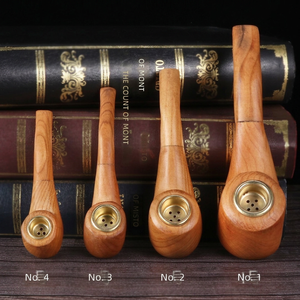 Pipe à tabac vintage, style classique ancien, pipe à fumer artisanale, pipe à tabac portable pour les passionnés de fumée - Product Image 4