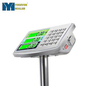 60/100 किलोग्राम स्टेनलेस स्टील भारी शुल्क प्लेटफॉर्म स्केल एलसीडी/एलईडी इलेक्ट्रॉनिक वजन स्केल - Product Image 5