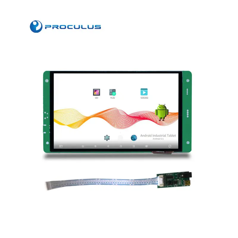 Módulo industrial display lcd do tablet do android 8.0 '', com painel de toque quad-core braço Cortex-A9 1.6ghz