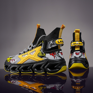 Sneakers sportive sportive sportive traspiranti <span class=keywords><strong>con</strong></span> supporto per caviglia alta <span class=keywords><strong>con</strong></span> puntale in pelle resistente e Sole di assorbimento degli urti eccezionali - Product Image 6