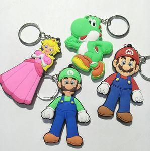 (Venta al por mayor) Llavero de PVC de Mario Bros de 6-9 cm de alta calidad, con impresión digital, para regalos y decoración - Product Image 2