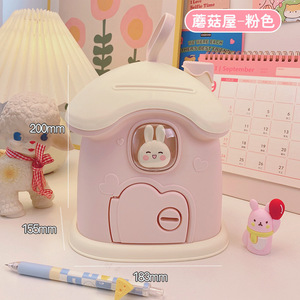 Hucha de Plástico Multifuncional con Forma de Casa Rosa, Diseño de Dibujos Animados, para Niñas, Regalo Bonito, 2022 - Product Image 6