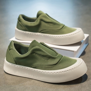 Summer New Breathable Men's <b>Canvas</b> Shoes Men's Casual Shoes Thick Soled Non slip Shoes - Product Image 5