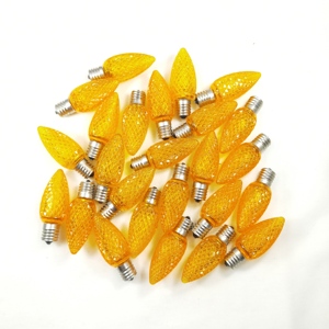 Outdoor 110v 1w C9 E17 <span class=keywords><strong>LED</strong></span> Weihnachts ferien Dekorieren Glühbirne C9 Facettierte Ersatz kerzen birnen - Product Image 4