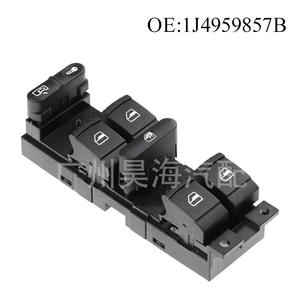 Interruptores de Ajuste del Elevalunas y Interruptores de Control para Volkswagen, Material ABS Nuevo, Modelo 1J4959857D y 1J4959857C, Compatibles - Product Image 1