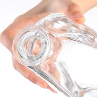 Nouvelle bouteille de whisky transparente de 750ml du fabricant, bouteille en verre XO, bouteille vide en verre de spiritueux blanc scellée au brandy