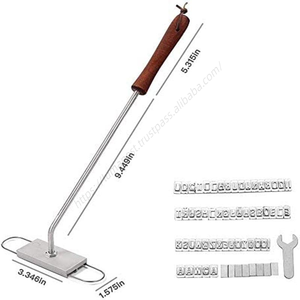 En gros Syh370 Outils de cuisine et de barbecue personnalisés, Fer à marquer la viande pour barbecue interchangeable - Product Image 3