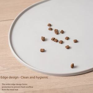 وعاء طعام للحيوانات الأليفة صديق للبيئة بالجملة، حصيرة مقاومة للماء للكلاب والقطط، حصيرة سيليكون غير قابلة للانزلاق، تصميم عصري وآمن وأنيق - Product Image 3