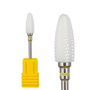 Nhà Máy Giá Chất Lượng Cao Ngô Hình Dạng Viên Đạn Làm Móng Tay Gốm Điện Nail Khoan Bit Acrylic Gel Loại Bỏ Gốm Nail Khoan Bits - Product Image 6