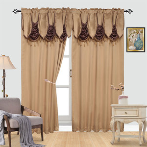 Cenefa Europea decorativa para dormitorio, cortina opaca para ventana, cortinas - Product Image 1