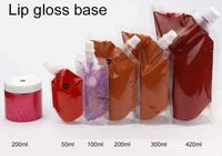 Base de gloss à lèvres DIY 50G pour maquillage des lèvres, matière transparente végane et sans cruauté animale, en sachet, base de gloss Versagel