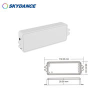 Skydance WT-DMX-S 12-36VDC WiFi & RF 5 en 1 DMX512 Master avec contrôle par application Tuya, contrôle vocal