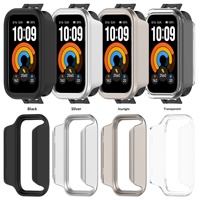 Casing Bumper Berongga untuk Smart Band 11 Bahan PC Aktif Bingkai Anti Gores Penutup Pelindung Tanpa Film Layar